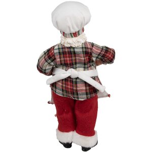 Clayre & Eef 65629 Decorazione Babbo Natale 16x9x28 cm