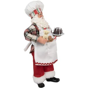 Clayre & Eef 65629 Decorazione Babbo Natale 16x9x28 cm