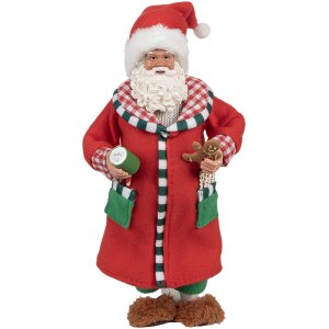 Clayre & Eef 65630 Decorazione Babbo Natale 15x9x28 cm