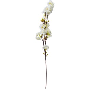 Clayre & Eef 5PL0093 Ramo decorativo con fiori Bianco 10x8x92 cm Plastica