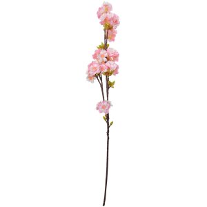 Clayre & Eef 5PL0094 Ramo decorativo con fiori rosa 10x8x92 cm Plastica
