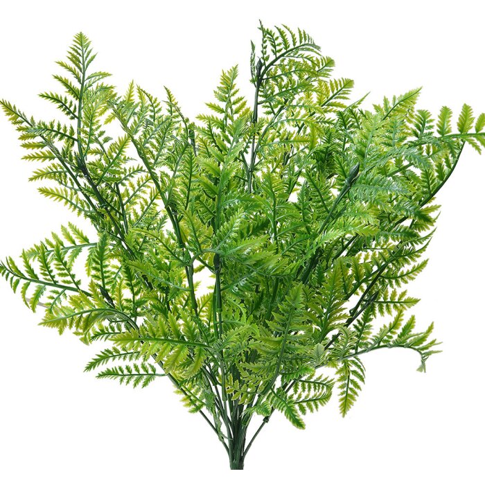 Clayre & Eef 6PL0298 Ramo decorativo Felce persiana verde 14x6x56 cm