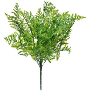 Clayre & Eef 6PL0298 Ramo decorativo Felce persiana verde 14x6x56 cm