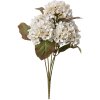 Clayre & Eef 6PL0303 Fiore artificiale Ortensia Bianco Verde 44 cm