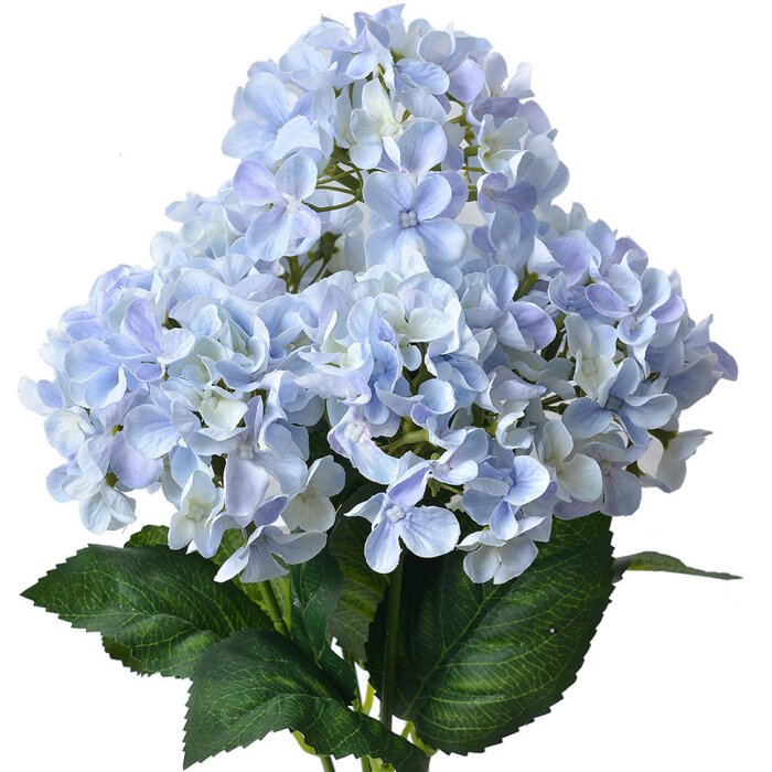Clayre & Eef 6PL0305 Fiore artificiale Ortensia Viola Verde 15x15x45 cm