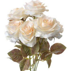 Clayre & Eef 6PL0308 Fiore Artificiale Rosa Bianco...