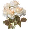 Clayre & Eef 6PL0308 Fiore Artificiale Rosa Bianco Verde 16x16x47 cm