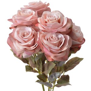 Clayre & Eef 6PL0309 Fiore artificiale Rosa Verde...