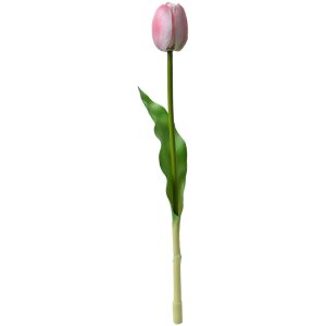 Clayre & Eef 6PL0311 Tulipano artificiale rosa 4x4x32 cm Fiore di plastica
