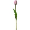 Clayre & Eef 6PL0311 Tulipano artificiale rosa 4x4x32 cm Fiore di plastica