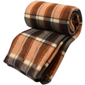 Clayre & Eef KT060.153 Plaid Beige Brown 180x200 cm...