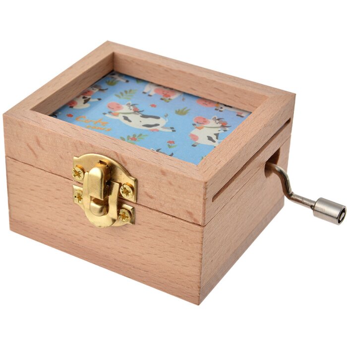 Clayre & Eef 65654 Scatola musicale 9x6x4 cm