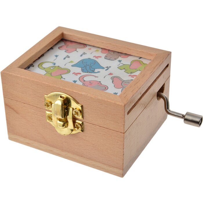 Clayre & Eef 65655 Scatola musicale 9x6x4 cm