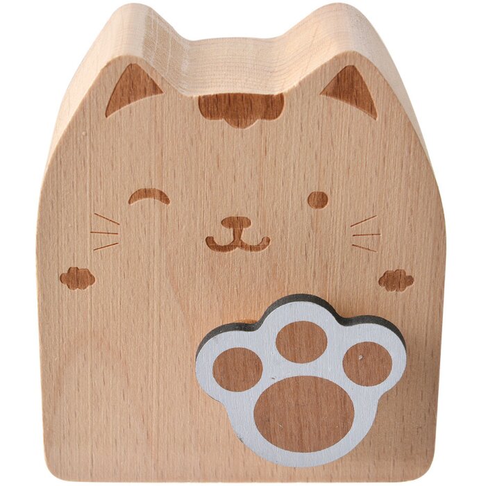 Clayre & Eef 65661 Scatola musicale 7x4x8 cm Gatto