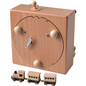 Clayre & Eef 65664 Scatola musicale 11x12x14 cm Castello