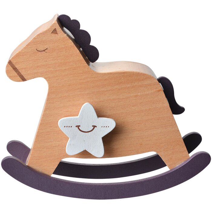 Clayre & Eef 65665 Scatola musicale 13x4x10 cm Cavallo