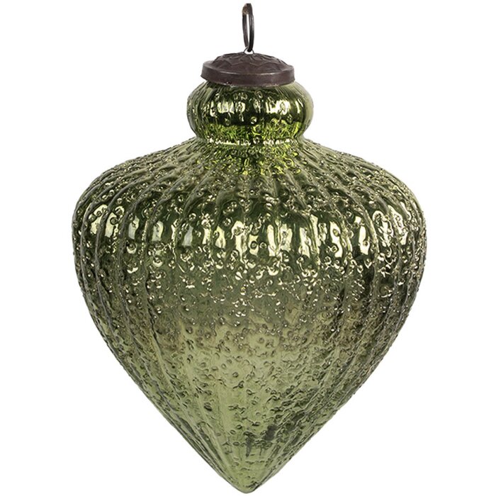 Clayre & Eef 6GL4558L Bomboniere per albero di Natale Ø 12x16 cm