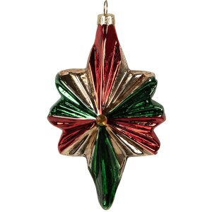 Clayre & Eef 6GL4609 Albero di Natale con decorazioni...