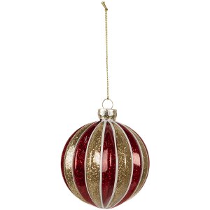Clayre & Eef 6GL4627 Bignè per lalbero di Natale Ø 10x10 cm