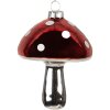 Clayre & Eef 6GL4646 Fungo per albero di Natale Ø 7x9 cm