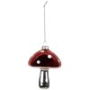 Clayre & Eef 6GL4646 Fungo per albero di Natale Ø 7x9 cm