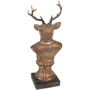 Clayre & Eef 6PR4281 Decorazione Cervo 10x8x25 cm