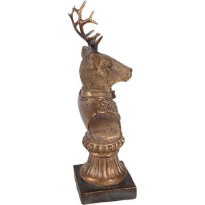 Clayre & Eef 6PR4281 Decorazione Cervo 10x8x25 cm
