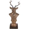 Clayre & Eef 6PR4281 Decorazione Cervo 10x8x25 cm