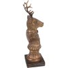 Clayre & Eef 6PR4281 Decorazione Cervo 10x8x25 cm