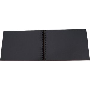 Exacompta album a spirale LIFE rosso 32x22cm 50 pagine nero 250g/m² goffratura oro