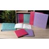Exacompta 386E Libro degli ospiti 140 pagine 21x19cm Colore lampone Plum Finiture oro