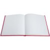 Exacompta 386E Libro degli ospiti 140 pagine 21x19cm Colore lampone Plum Finiture oro