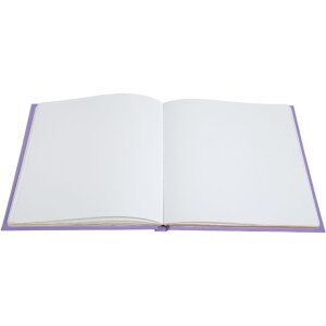 Libro degli ospiti Exacompta 140 pagine Plum Violet 21x19cm Puntini dorati