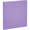 Libro degli ospiti Exacompta 140 pagine Plum Violet 21x19cm Puntini dorati