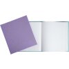 Libro degli ospiti Exacompta 140 pagine Plum Violet 21x19cm Puntini dorati