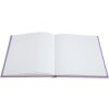 Libro degli ospiti Exacompta 140 pagine Plum Violet 21x19cm Puntini dorati