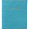 Exacompta 389E Libro degli ospiti 140 pagine bordo oro Skandi turchese 21x19 cm