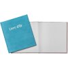 Exacompta 389E Libro degli ospiti 140 pagine bordo oro Skandi turchese 21x19 cm