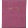 Exacompta 390E Libro degli ospiti 140 pagine bordo oro Skandi Altrosa 21x19 cm