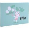 Fotolibro Exacompta baby 30 pagine bianco 28,5x22 cm verde pastello formato orizzontale