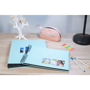 Exacompta album fotografico a spirale MILANO Verde 32x22 cm 50 pagine nere 250g/m²