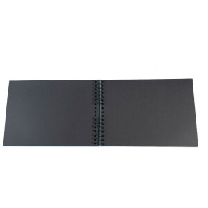 Exacompta album fotografico a spirale MILANO Verde 32x22 cm 50 pagine nere 250g/m²