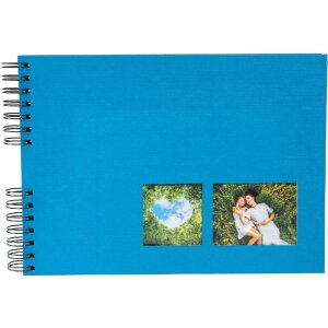 Album fotografico a spirale Exacompta MILANO Blu 32x22 cm...