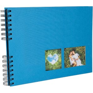 Album fotografico a spirale Exacompta MILANO Blu 32x22 cm...