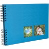 Album fotografico a spirale Exacompta MILANO Blu 32x22 cm 50 pagine nere 250g/m²