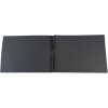 Exacompta album fotografico a spirale MILANO 32x22 cm 50 pagine nere grigio