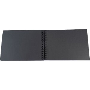 Exacompta album fotografico a spirale MILANO 32x22 cm 50 pagine nere Scrapbooking