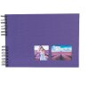 Exacompta album fotografico a spirale MILANO 32x22 cm 50 pagine nere Scrapbooking
