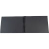Exacompta album fotografico a spirale MILANO 32x22 cm 50 pagine nere Scrapbooking