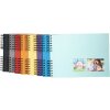 Exacompta album fotografico a spirale MILANO 32x22 cm 50 pagine nero per scrapbooking